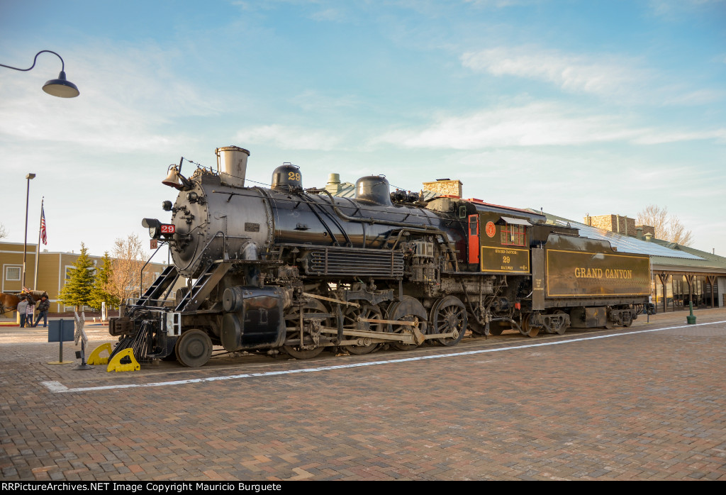 Grand Canyon Railway 2-8-0 Steam Locomotive